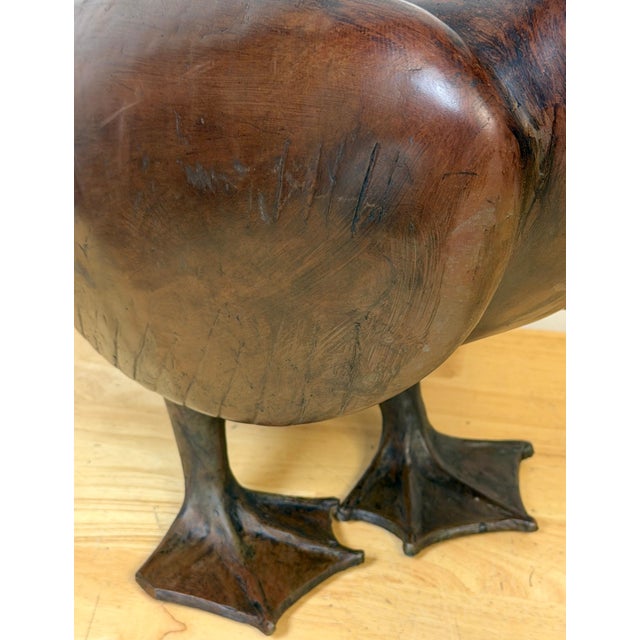 Monumental Art Moderne Bronze Pelican Sculpture, USA, Circa 1940s For Sale - Image 14 of 18