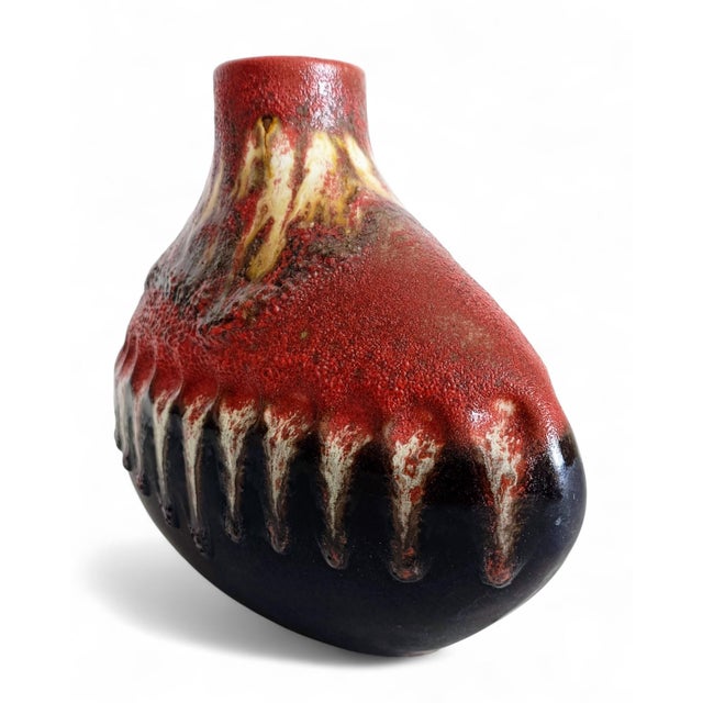 Ceramic Sculptural West German Art Pottery Vase by Carstens Tönnieshof, 1950s For Sale - Image 7 of 18