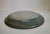 Celadon 1990s Handmade Faux Oyster Plate Nerikomi Agateware Celadon Crackle Glaze Coastal Studio Pottery 9” For Sale - Image 8 of 11