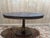 Oval Empire-Style Pedestal Table in Walnut and Marble For Sale - Image 4 of 8