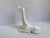 Ceramic 1970s Vintage Fitz and Floyd White Ceramic Giraffe Sculpture For Sale - Image 7 of 12