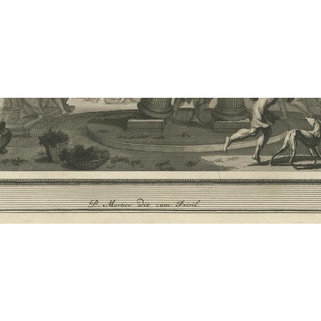 18th Century Pieter Mortier, Samson and Delilah and Samson Destroys the Temple of Dagon, Mortier , 1700, Engraving For Sale - Image 5 of 12