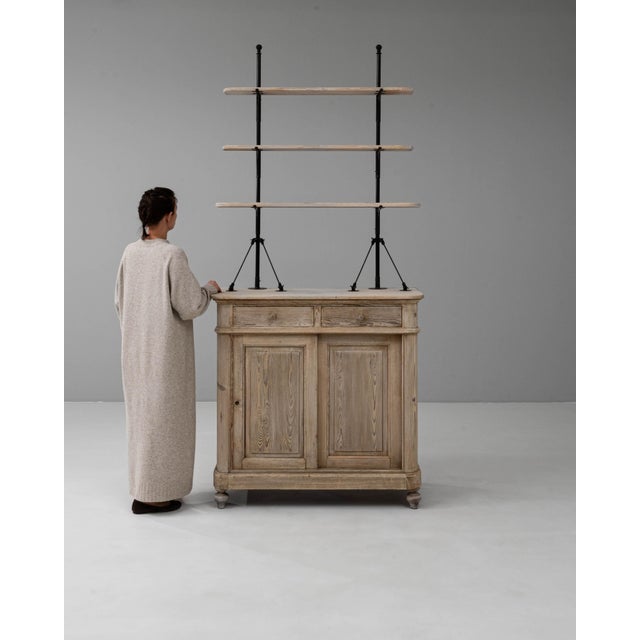 Rustic 19th Century French Pine Display Cabinet For Sale - Image 3 of 18