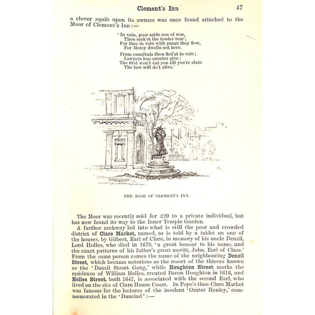 White "Walks in London Vol. I & Vol. Ii" 1894 Hare, Augustus j.c. For Sale - Image 8 of 9