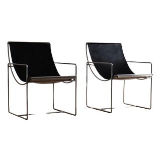 Filo Lounge Chairs Model 203 by Odile Mir for Prisunic, France 1971, Set of 2 For Sale