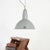 Glass Industrial Grey Dome Pendant Light from Benjamin, 1950s For Sale - Image 7 of 7