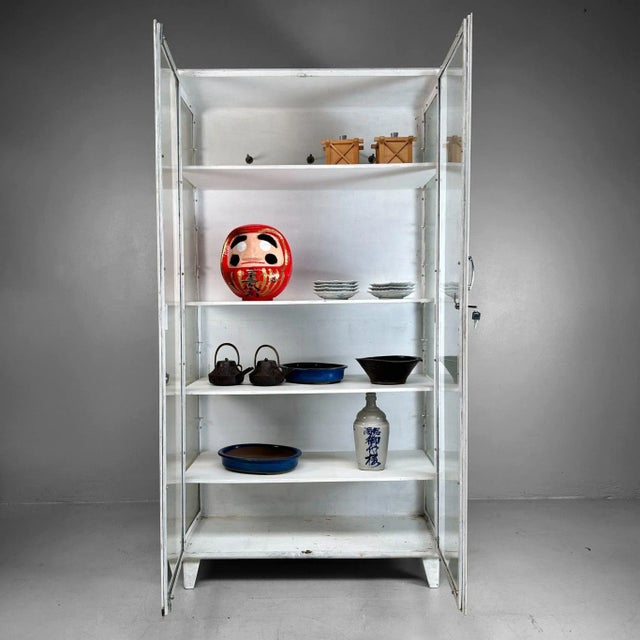 Vintage Doctors Display Cabinet, 1950s For Sale - Image 9 of 18