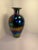 Vintage 11" Iridescent Art Glass Vase in Cobalt Amethyst – Czech / Kralik Style For Sale - Image 9 of 13