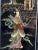 Paint Vintage Chinoiserie Black Lacquer Room Divider Screen For Sale - Image 7 of 12