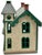 Nice Antique American Hand Made & Painted Wood Folk Art Victorian Style Birdhouse - 18 Inches Tall - Circa Early 1900s For Sale - Image 12 of 18