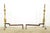 Mid 20th Century Pair of Antique Federal Brass Fireplace Andirons For Sale - Image 5 of 8