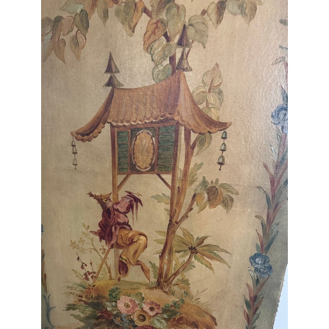 Chinoiserie 19th C Chinoiserie Screen For Sale - Image 3 of 8