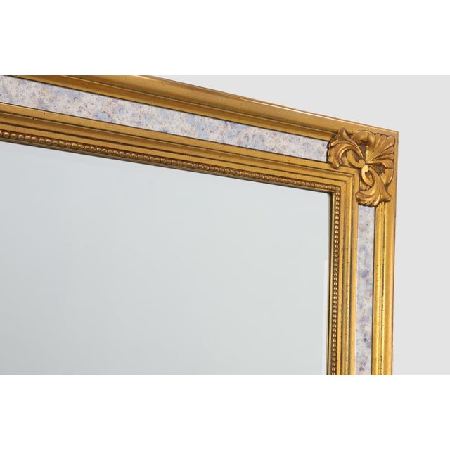 Gold 20th Century Baroque Gilt Mirror by Deknudt, Belgium, 1960s For Sale - Image 8 of 13
