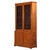 Traditional 19th Century Italian Cherrywood Cabinet With Original Wavy Glass For Sale - Image 3 of 7