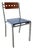 Chair in Galvanized Steel and Lacquered Sheet Metal from Ateliers J&J, 2020 For Sale