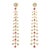 Syna Yellow Gold Mogul Chandelier Earrings with Rubies and Diamonds, a Pair For Sale