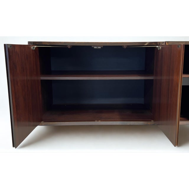 Floating Wall Mounted Rosewood Sideboard by Poul Cadovius for Cado, 1960s For Sale - Image 11 of 14