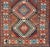 Antique Caucasian Kazak Rug With Geometric Design Medallions 3'10" X7'4" For Sale In Atlanta - Image 6 of 13