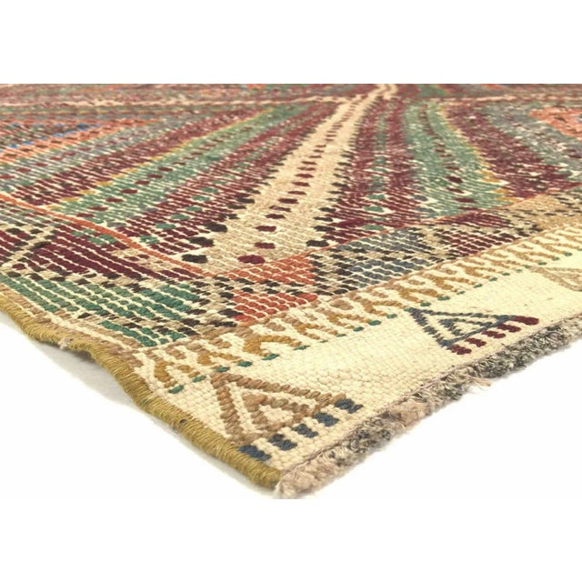 Traditional 1960s Turkish Kilim For Sale - Image 3 of 4