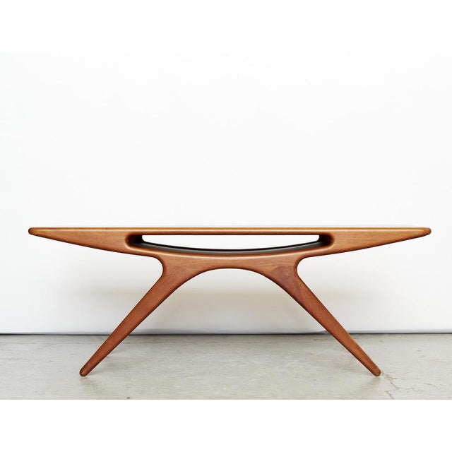 Vintage Smile Coffee Table by Johnnes Andersen for CFC Silkeborg, 1960s For Sale - Image 14 of 14