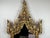 This Antique Giltwood Burmese Shrine Mirror, dating from the 19th century, showcases intricate craftsmanship...