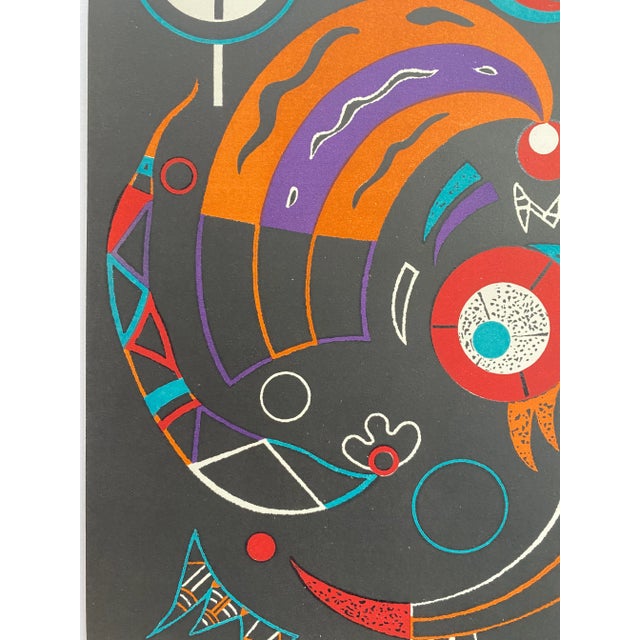 Contemporary 1938 "Comets" Verve Magazine Original Lithograph by Wassily Kandinsky For Sale - Image 3 of 10