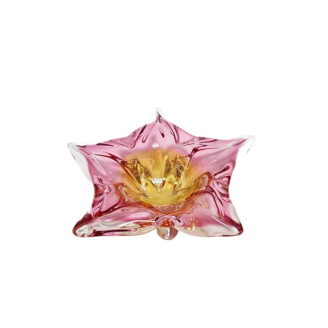 Decorative Bowl by J. Hospodka for Chribska Glassworks, Former Czechoslovakia, 1960s For Sale - Image 6 of 14