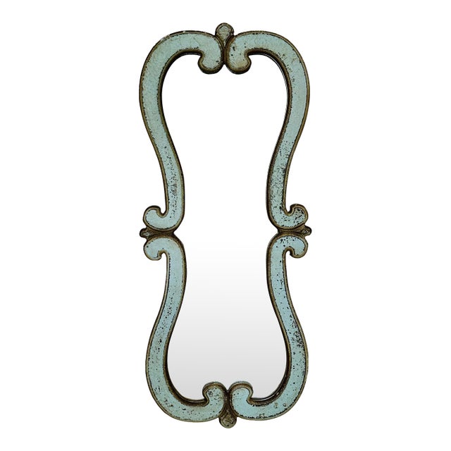 Gustavian Style Painted Mirror For Sale