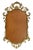 Gold Vintage French Brass Wall Mirror, 1960s For Sale - Image 8 of 9