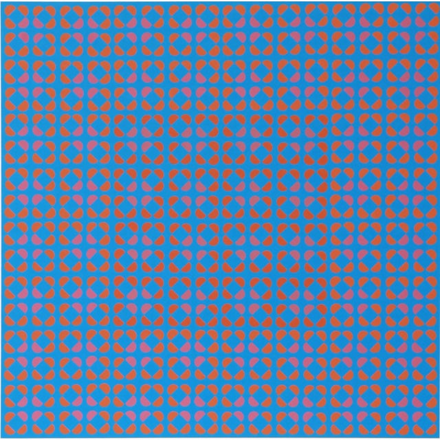 Artist: Sue Gollifer, British (1944 - ) Title: Opticals Year: 1969 Medium: Silkscreen, signed and numbered in pencil...