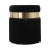 Wood Melody Black Tasseled Ottoman For Sale - Image 7 of 7
