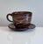 1970s Modernist Studio Ceramic Art Piece Cup and Saucer by Helma Klett, Germany, 1970s, Set of 2 For Sale - Image 5 of 11