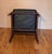 1960s Jens Risom Design Arm Chair Black Upholstery For Sale - Image 10 of 12