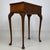 Antique Early 20th Century English Edwardian Figured Walnut Side Table For Sale - Image 4 of 12