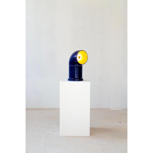 Brown Fat Op Small Standing Lamp by Pani Jurek For Sale - Image 8 of 18
