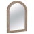 White Washed Out Wood Arched French Wall Mirror For Sale - Image 13 of 13