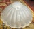 Large Vintage Frosted Glass Nautical Ceiling Light Shade – Scalloped Shell Form With Rope & Tassel Motif, 11.375” For Sale - Image 10 of 11