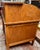 Mid-Century Solid Oak Roll-Top Arts and Crafts Desk and Chair With Lock & Key For Sale - Image 12 of 14