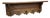 French Vintage Coat Rack in Oak For Sale