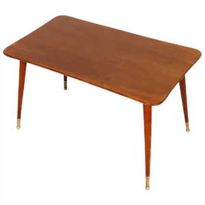 Italian Walnut Coffee Table, 1950s
