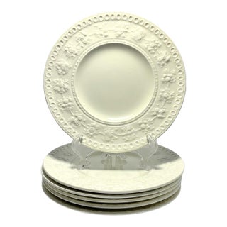1950s English Wedgwood “Wellesley” Ceramic Bread Plates - Set of 6 For Sale