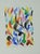 Françoise Galle, Abstract Fish, 1940, Pastel on Paper For Sale