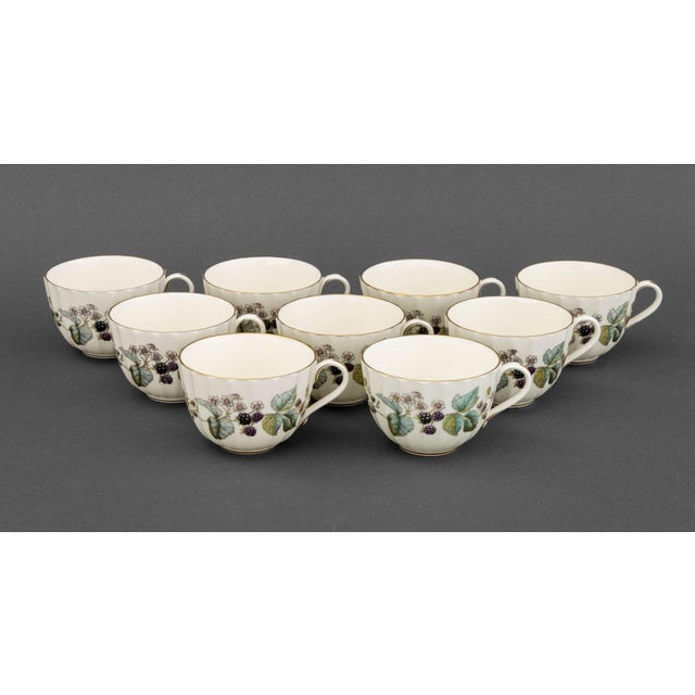 Ceramic Royal Worcester "Lavinia" Pattern Partial Dinner Service, 54 Pieces For Sale - Image 7 of 10