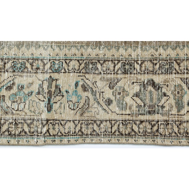 Textile Vintage Hand Knotted All Over Design Tribal Area Rug -9' 1'' X 12' 1'' For Sale - Image 7 of 10