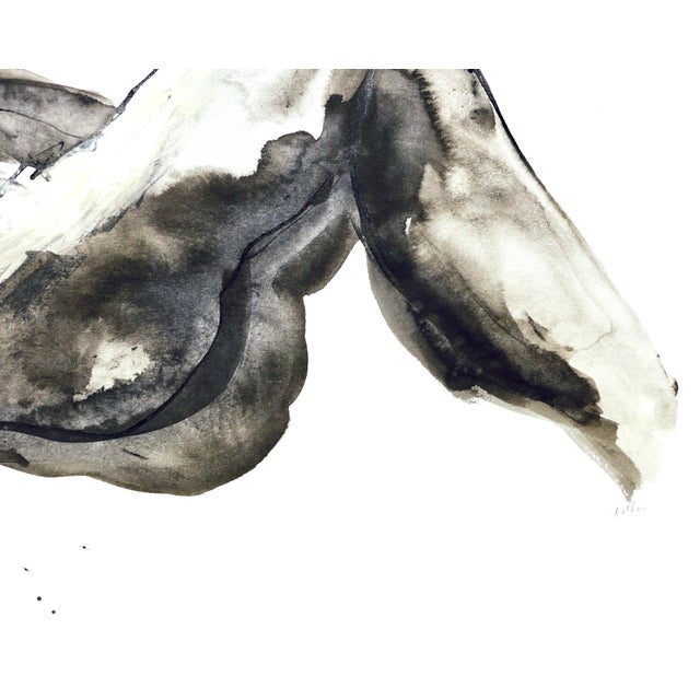 Shabby Chic "Nude in Black and White" by Martha Holden For Sale - Image 3 of 5