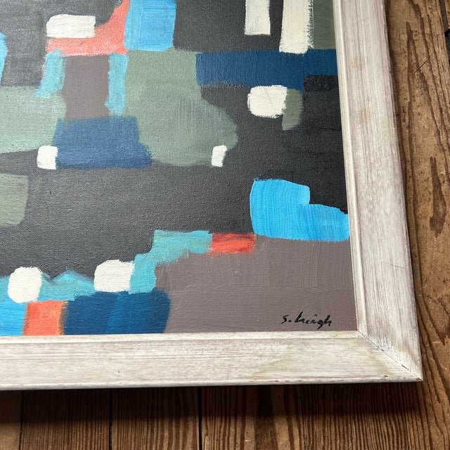 Abstract Contemporary Original Abstract Painting by Stephen Heigh “In Equal Measure” For Sale - Image 3 of 4