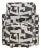 Wood Passe Black Jacquard Swivel Chair For Sale - Image 7 of 7