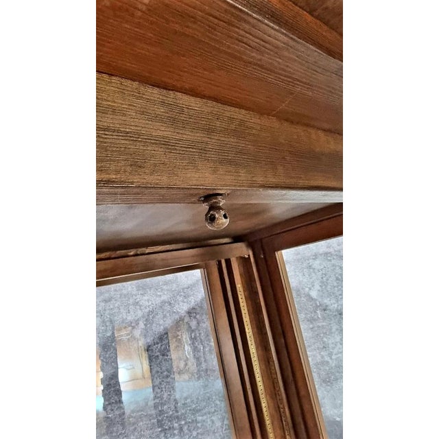 Black Art Deco Showcase Cabinet from H. Pander & Zn., 1920s For Sale - Image 8 of 16