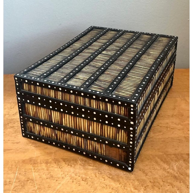 Vintage Quill and Inlay Box For Sale - Image 15 of 15