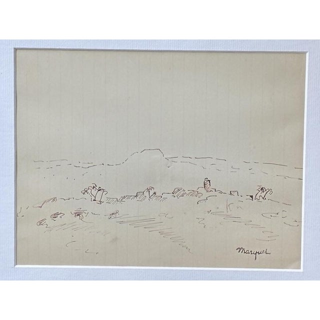 Albert Marquet, Scene, Ink on Paper For Sale - Image 3 of 3